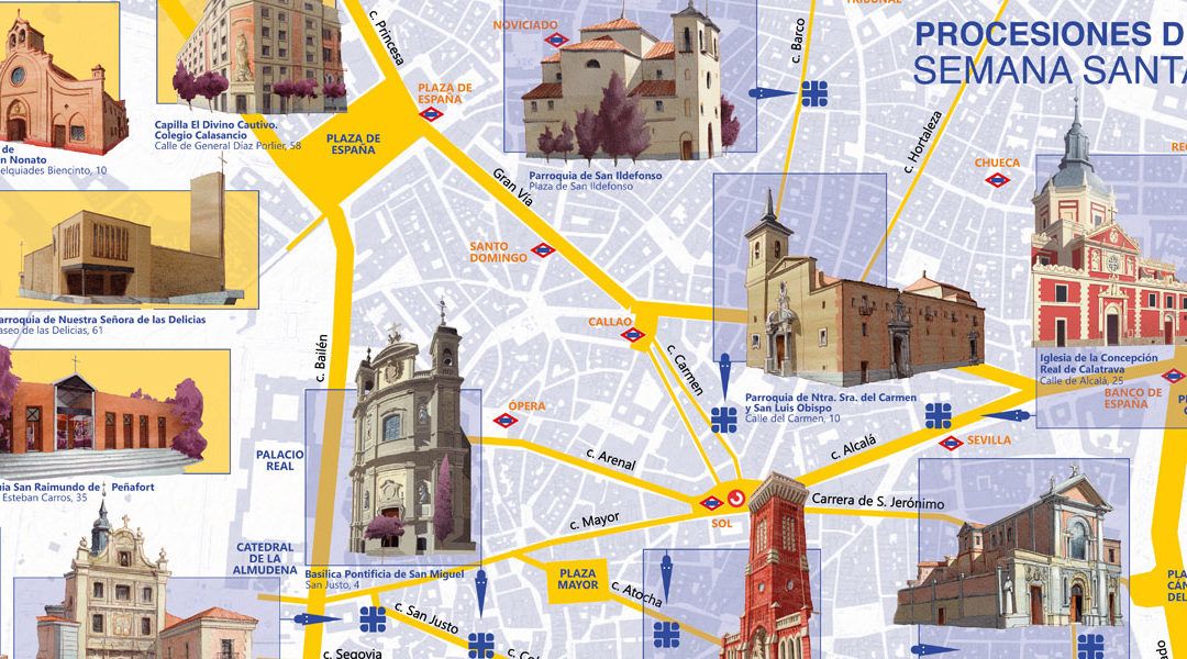 ¿Conoces los Mapas Culturales Ilustrados de Madrid?